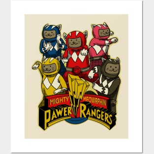 PAWER RANGERS Posters and Art